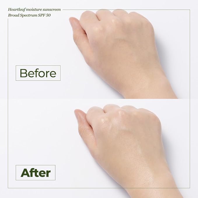 JMsolution Heart Leaf Sunscreen SPF 50 – Made in USA, Calming UV Protection with Heart Leaf & Centella Asiatica – Lightweight Hydrating Face Sunscreen for Sensitive Skin