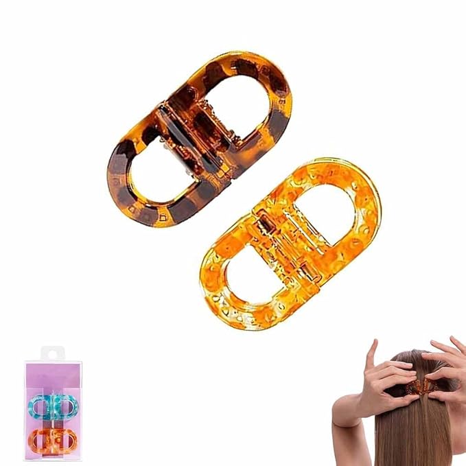 Magnetic Hair Clips – Strong Hold No-Slip Magnetic Hair Styling Clips, Seamless 2-in-1 Design for Easy Everyday Hairstyles, Gentle on All Hair Types Strong Hold (A)