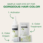 Naturigin Permanent Hair Dye - 4.0 Brown - 100% Gray Coverage, Long-Lasting Natural hair Color - Ammonia & Paraben-Free, Vegan and Plant-Infused Formula (Pack of 1)