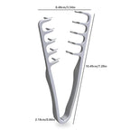 Volumizing Texture Comb, Wide-Tooth Hair Styling Comb for Men & Women, Fluffy Curly Texture Roots Volume Combs, Bangs Seam Grooming Styling Tool, Grey