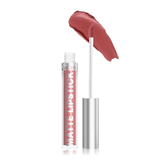 COOL STORY Matte Lip Stain Tint Highly Pigmented Color Long-Lasting Waterproof Mauve Mist (08)