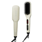 MEGAWISE Hair Straightener Brush Series (Pearl White)