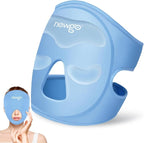NEWGO Ice Pack Face Ice Mask for Puffy Eyes, Cooling Face Mask Reusable with Thick Gel Pad in Forehead & Eye Zones for Migraines, Post-Surgery, Redness, Allergy Swelling Pain Relief