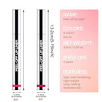 2 Pcs Matte Liquid Lip Stain Peel Off Lip Liner, Long Lasting Lip Tattoo, Waterproof & Transfer-Proof Lip Liner Peel Off Lip Gloss for All Skin Types. 0.12 fl oz #00+#06