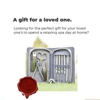 Leovard- Premium Leather Nail Grooming Kit for Men & Women | Manicure Pedicure Set 10 Pcs Stainless Steel Luxury Grooming Kit W/Genuine Full-Grain Leather Travel Carrying Case | Posh Gifts