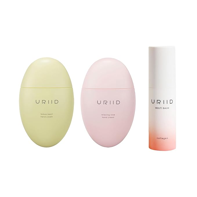 3-in-1 Winter Hand & Multi Care Bundle – Lemon & Rose Hand Creams with Collagen Balm, Gifting Bundle