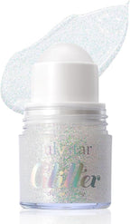 Roll-on Face Body Glitter Gel for Women Kids, Holographic Chameleon Color Glitter Gel Long Lasting Shimmer Makeup for Singer Concerts Music Festival Halloween Rave Accessories (#2 Jade)