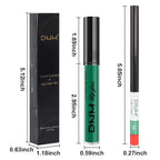 evpct 2Pcs Emerald Forest Green Matte Liquid Lipstick Lip Gloss Stain and Retractable Lip Liner Makeup Set for Women Long Lasting Waterproof 24 Hours Lipstick labial mate larga duracion 24 48#