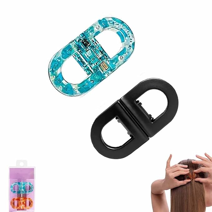 Magnetic Hair Clips – Strong Hold No-Slip Magnetic Hair Styling Clips, Seamless 2-in-1 Design for Easy Everyday Hairstyles, Gentle on All Hair Types Strong Hold (B)