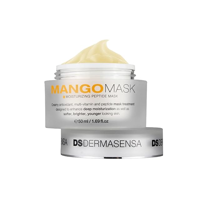 Moisturizing Peptide Mask, Brightening Rinse Off Mask with Vitamin A, C and E, Anti Aging Face Mask for Brighter Younger Bouncy Skin with Radiance