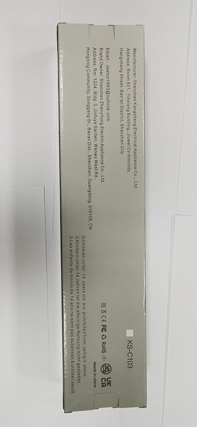 Hair Straightener Pencil Flat Iron, Ceramic Mini Small Flat Iron for Short Hair, Beards & Pixies