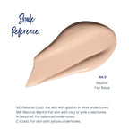 Best Bronze Bombshell Body Makeup - Tattoo Cover Up Makeup & Body Foundation Waterproof - Tattoo Concealer Waterproof for Scars, Varicose Veins Cover Up & Leg Foundation (N4.5 Fair Beige Neutral)