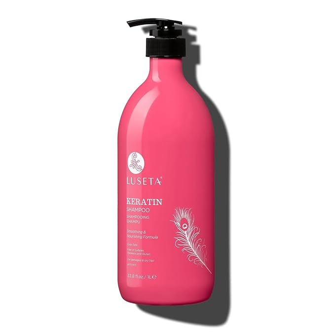 Luseta Keratin Shampoo for Dry and Damaged Hair 33.8 Oz