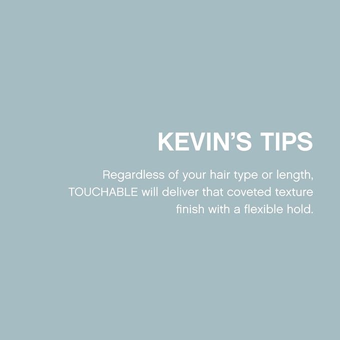 KEVIN.MURPHY TOUCHABLE - Spray Wax Finishing Hair Spray - For All Hair Types - Hair Styling for Texture & Hold - Long Lasting - With Milk Thistle & Carrot Seed Oil - 250 mL / 8.4 fl oz