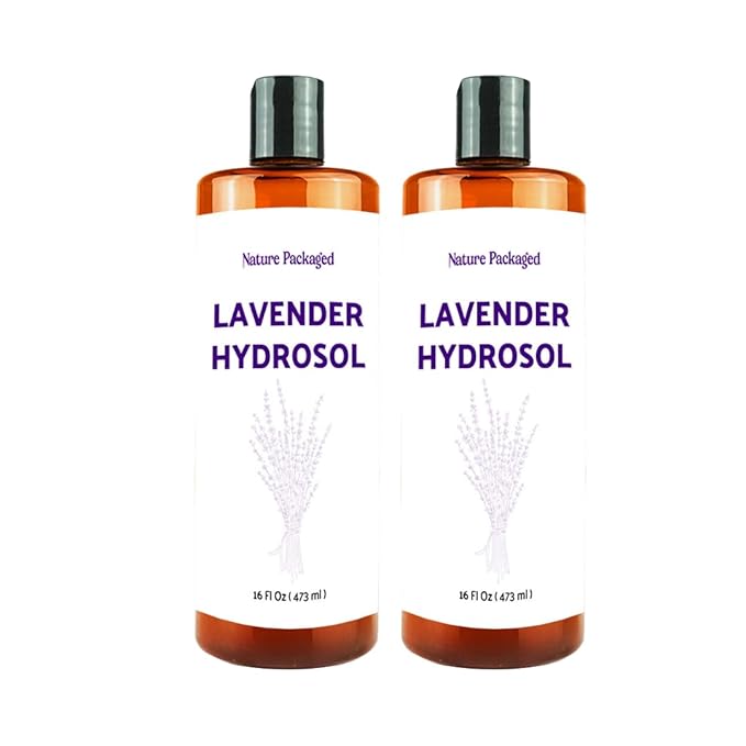 Lavender Hydrosol - Pure Steam Distilled Floral Water Spray for Face Toner, Facial Mist & DIY Skincare - Lavandula Angustifolia Hydrating Skin Refresher & Linen Spray - 100% Natural 16oz 2packs