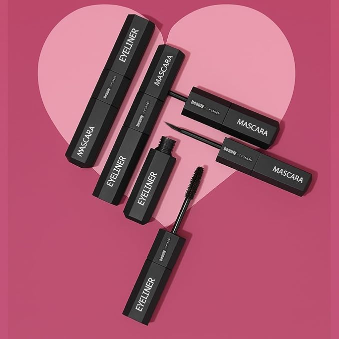 2 in 1 Black Eyeliner Mascara Waterproof