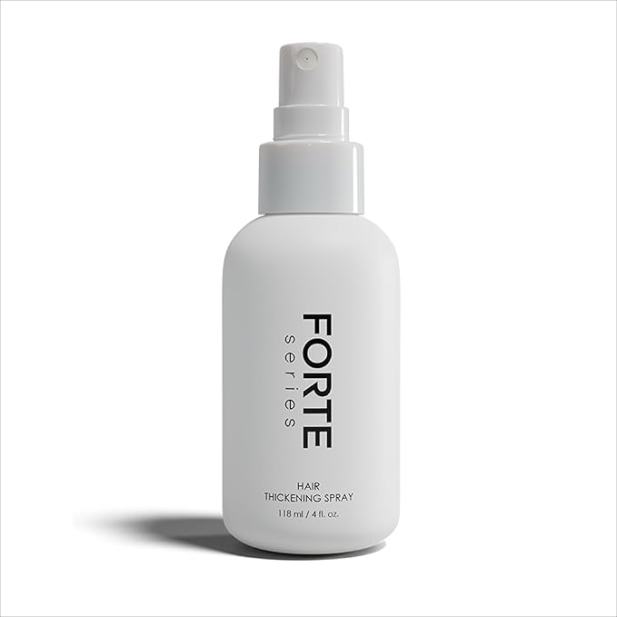 Hair Thickening Spray by Forte Series | Men's Hair Volume Spray | Hair Volumizer with Biotin Peptide Complex | Pre-Styler Hair Thickener, Volumizer, and Spray Texture Pump, (4 oz)