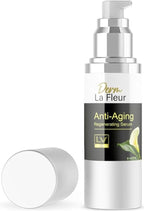 1 Pack - Derm La Fleur Anti- Aging Serum - Derm La Fleur Plus, Derm La Fleur Luxe 1 Bottle Serum For 1 Month, Derma Fleur Moisturizing Skin Conditioner.
