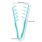 Volumizing Texture Comb, Wide-Tooth Hair Styling Comb for Men & Women, Fluffy Curly Texture Roots Volume Combs, Bangs Seam Grooming Styling Tool, Blue