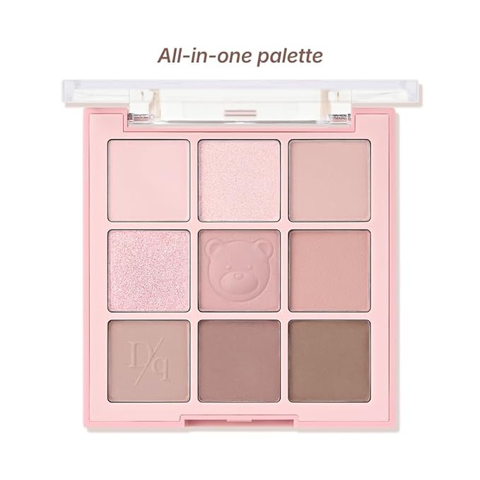 dasique Shadow Palette #29 Mauve Bear l 9 Pigmented Eyeshadows Blendable Natural Look l Korean Makeup l Eye shadow palette l Long Lasting Naturing Looking