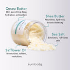 Sumbody Exfoliating Body Salt Scrub (21oz) Dragon Fruit, Antoxidant Rich, All Natural, USA Made, Self Care Gifts For Women, Teens, Men Sensitive Skin Nourishing, Hydrating, Non-Toxic