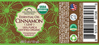 US Organic 100% Pure Cinnamon Leaf Essential Oil - USDA Certified Organic, Steam Distilled - W/Euro Dropper (More Size Variations Available) (10 ml / .33 fl oz)