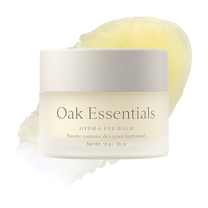 Oak Essentials Hydra Eye Balm | Clean, Antioxidant-Rich Eye Balm That Visibly Hydrates and Illuminates, 10g