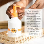 Yu-Be Hand & Body Lotion Deeply Hydrating Moisturizer Pump Bottle (Trio) for Extra-Dry Skin - Day & Night Daily Moisturizing Skin Cream | Good For Cracked Heels I Non-Greasy - 10.25 Fl. Oz. (3 pcs)