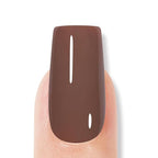 AILLSA Brown Gel Nail Polish Dark Chocolate Brown Gels Polish Fall Winter Color Nail Polish Natural Neutral High Gloss Soak Off U V Gel Nail Salon DIY Holiday Gifts 0.5 Fl Oz/GF07