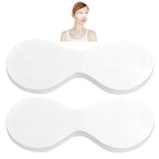 100 Sheets Eye Covers for Facials Disposable Eye Masks Non-woven Cotton Eye Pads Spa Eye Masks Eye Care Patches Paper Paper Beauty Sheets for Facial Treatments, Skincare Spa, Home Beauty Wet Compress