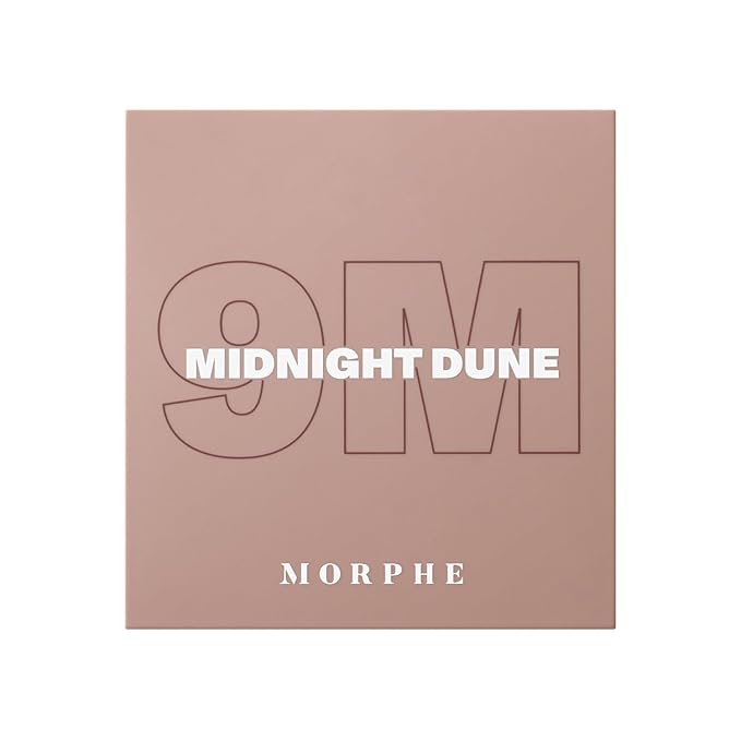 Morphe 9M Midnight Dune Artistry Palette - Cool-Toned Makeup Palette with Matte and Shimmer Finishes - Highly Pigmented Eye Makeup with a Blendable & Buildable Formula (0.35 oz)