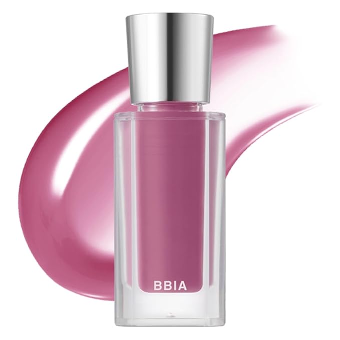 BBIA Over Glaze Lip Gloss - Plumping & Volumizing Glossy Lip Tint with High-Glow Glassy Shine Finish, Naturally Moisturizing, Non-Sticky, Lightweight, Vegan, Korean Makeup (03 GRAPE SYRUP)