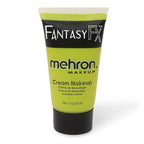 Mehron Makeup Fantasy FX Cream Makeup | Water Based | Halloween | Ogre Green Face & Body Paint For Adults 1 fl oz (30ml) (OGRE GREEN)