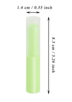 0.14oz Empty Flavored Lip Balm Container (Green)