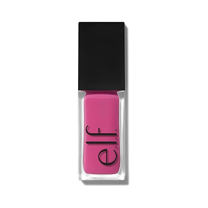 e.l.f. Glow Reviver Plumping Lip Oil, Tinted Lip Plumper For A High-Shine, Plump Finish, Infused With Jojoba Oil, Vegan & Cruelty-Free, Ultraviolet