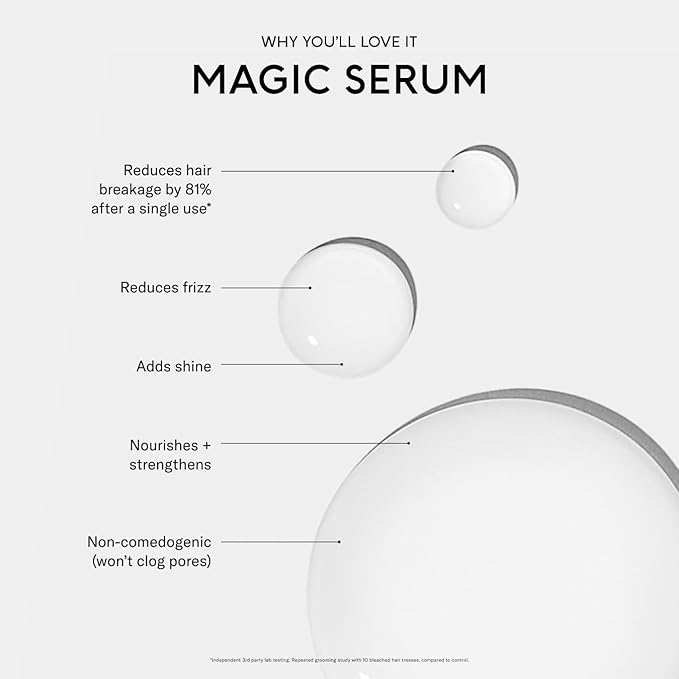 SEEN Magic Serum, Fragrance Free - Non-Comedogenic & Hair Serum- Anti Frizz- Dermatologist-Developed - Safe for Sensitive, Eczema & Acne Prone Skin
