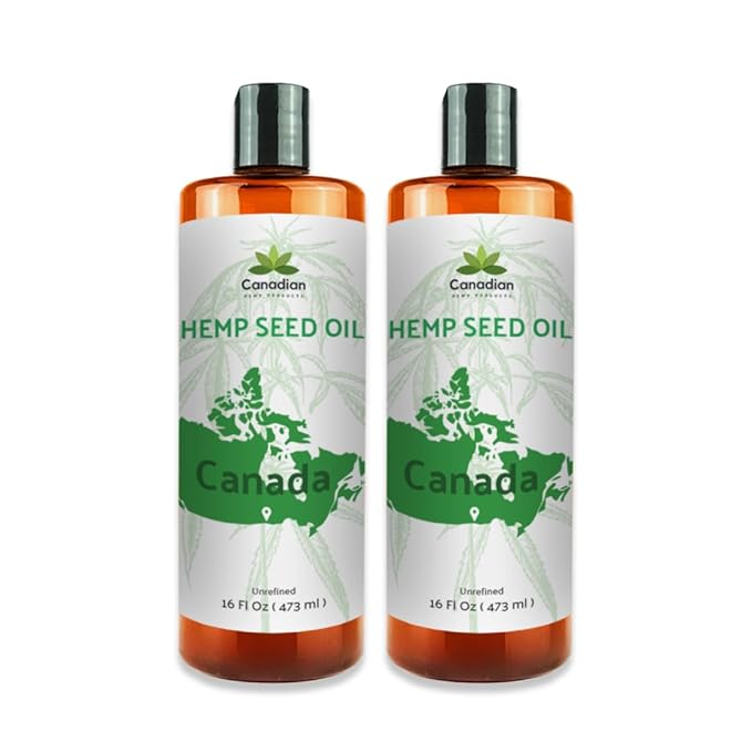 Hemp Seed Oil Direct from Canada - Hemp Seed Oil for Hair, Skin, Body - 4 Gallons