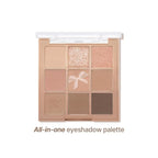 dasique Shadow Palette #24 Muted Nuts 7.5g I 9 Blendable Shades in Smooth Matte and Shimmer Finishes with Gorgeous Pearls | Eye Makeup Palette | Cruelty Free | K-beauty
