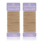 No Metal Hair Ties, Light Blonde, 50 Pieces, Elastic Ponytail Holders, No Pull Braided Hair Tying Bands