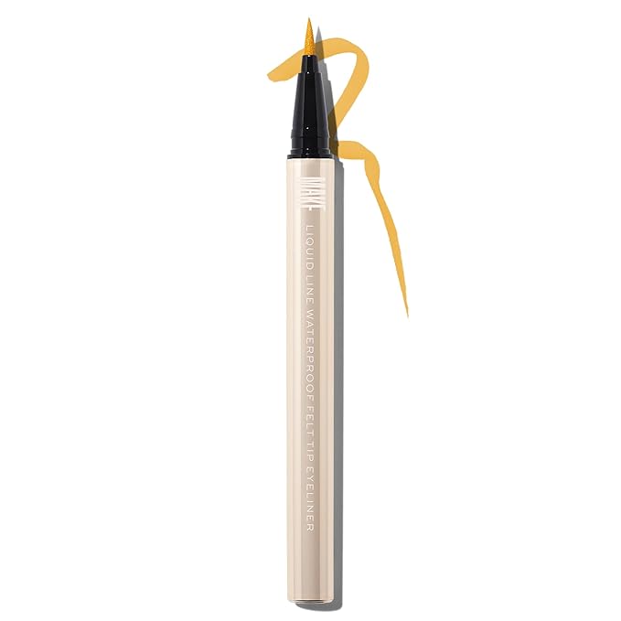 MAKE Beauty Liquid Line Waterproof Liquid Eyeliner Pen. Smudge-Proof Felt Tip for Precise Application of Lines, Wings, and Graphics. Long Lasting Eye Liner - Shade, Sundown