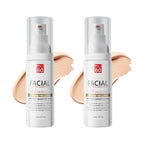 2 Pack Tinted Sunscreen for Face,Universal Facial Colored Sunscreen-Moisturizing,Even Tone,Hydrating,UV Defense,No Sticky and Long Lasting Protection,Travel Size Sun Protection Lotion,1.23 Oz