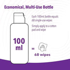 iVIZIA Micellar Eyelid Cleanser for Sensitive Eyelid Cleansing, BAK-Preservative-Free, Rinse-Free, Gently Removes Makeup, 3.3fl oz Bottle Packaging May Vary﻿