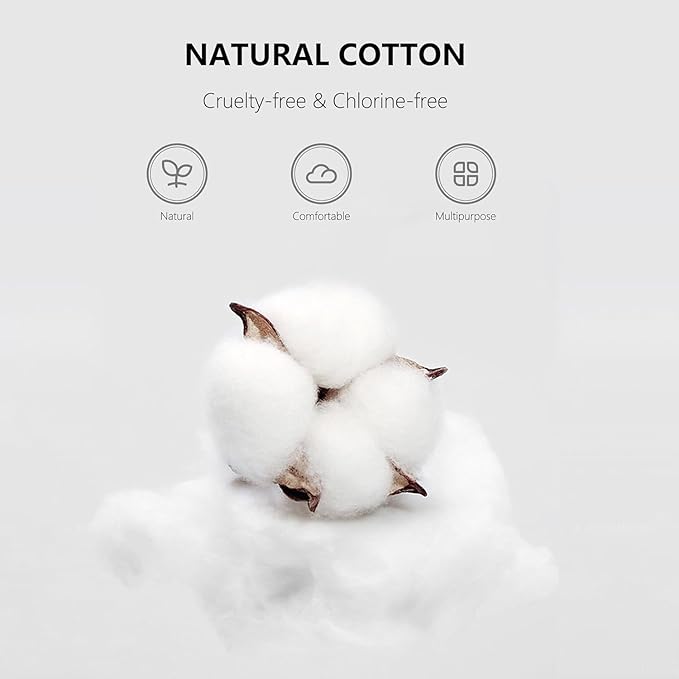 2000pcs Precision Tip Cotton Swabs for Makeup, Bamboo Sticks and Double Pointed