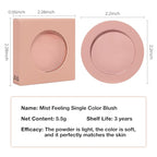 Blush for Cheeks,Pink Peach Powder Matte Blush Palette Cheeks Face Makeup for Older Women,Lightweight,Smooth,Blendable,Fade and Transfer-Resistant,Effortless Matte Natural Finish,Vegan & Cruelty Free