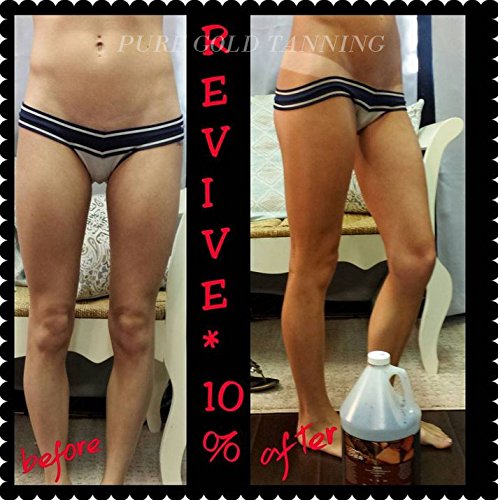 Tan Alchemy, Revive Anti-Aging 11% Med-Dark DHA Sunless Airbrush Spray Tanning Solution (Gallon)