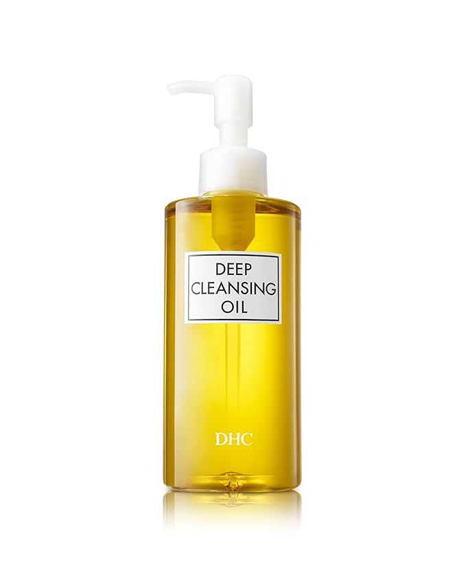 DHC Deep Cleansing Oil, Facial Cleansing Oil, Makeup Remover, Cleanses without Clogging Pores, Residue-Free, Fragrance and Colorant Free, All Skin Types, 6.7 fl. oz.