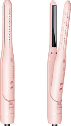 Wavytalk 0.65" Pencil Flat Iron, Cool Curl Pencil, Small Airflow Styler and Straightener for Short Hair, Pixie Cut and Edges, Curling Iron for Short Hair with 360º Cool Airflow for Long-Lasting Hold