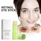 2 Pcs Retinol Eye Cream Stick，Moisturizing Eye Cream Stick for Fine Lines, Wrinkles, Dark Circles and Puffy Eyes，Eye Treatment Cream，0.21 FL OZ Each