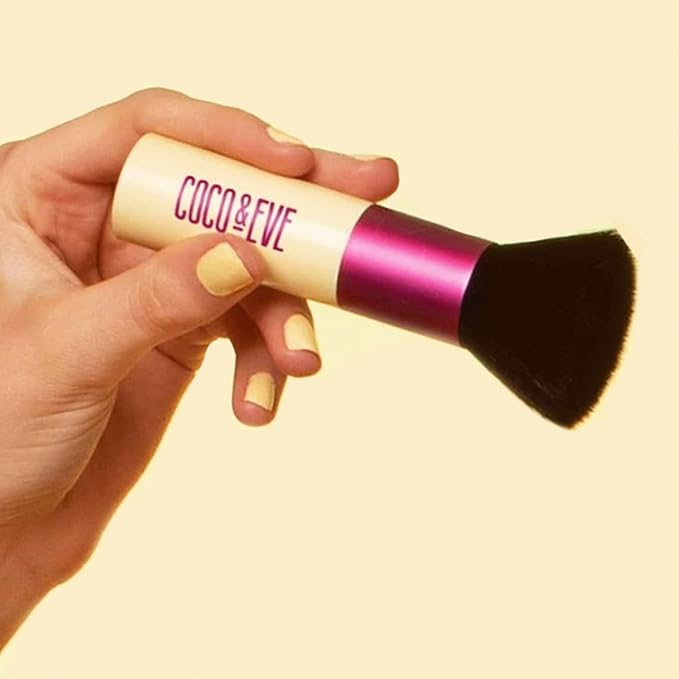 Coco & Eve Sunny Honey Bali Bronzing Bundle (Dark). All Natural Sunless Tanning Mousse. Instant Self Tanning Lotion with Bronzer, Mitt Applicator and Kabuki Brush.