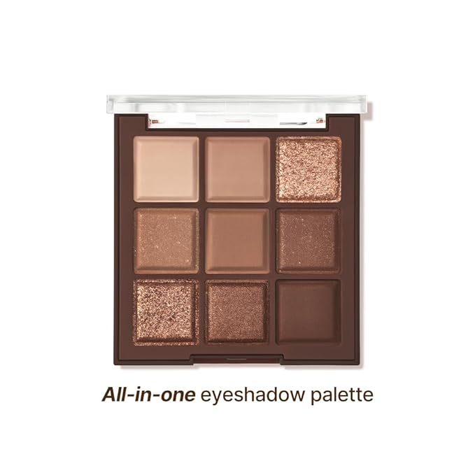 dasique Shadow Palette #11 Chocolate Fudge l Cruelty-Free l 9 Blendable Shades in Smooth Matte and Shimmer Finishes with Gorgeous Pearls